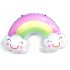 31'' Μπαλόνι Ουράνιο Τόξο με γελαστά συννεφάκια