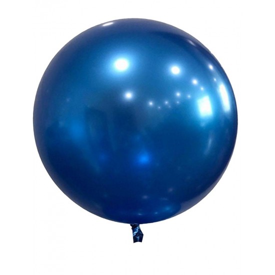 32" Μπαλόνι Chrome μπλε σφαίρα