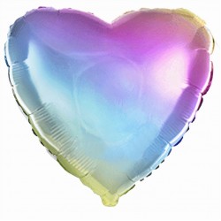 32" Μπαλόνι Καρδιά παστέλ Rainbow 32" Μπαλόνι Καρδιά παστέλ Rainbow