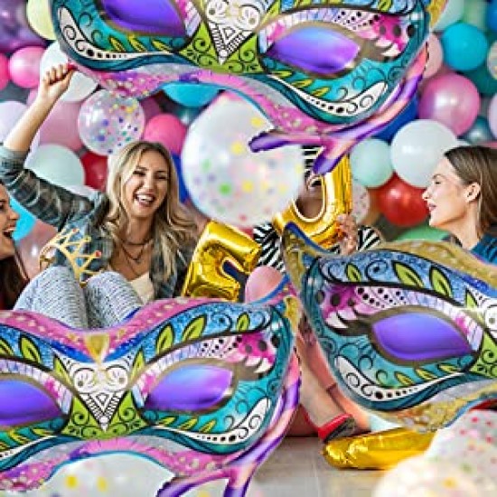 33" Μπαλόνι Αποκριάτικη Μάσκα