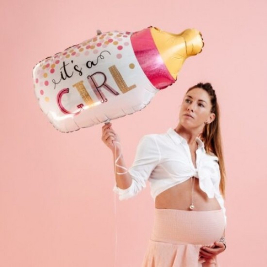 33" Μπαλόνι γέννησης It's a Girl Μπιμπερό