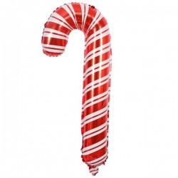 33" Μπαλόνι κόκκινο άσπρο Candy Cane 33" Μπαλόνι κόκκινο άσπρο Candy Cane