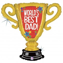33" Μπαλόνι World's Best Dad Κύπελλο 33" Μπαλόνι World's Best Dad Κύπελλο
