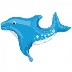 34" Μπαλόνι γαλάζιο Δελφίνι STREET 34" Μπαλόνι γαλάζιο Δελφίνι STREET