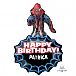 34'' Μπαλόνι γενεθλίων Spiderman Personalized 34'' Μπαλόνι γενεθλίων Spiderman Personalized