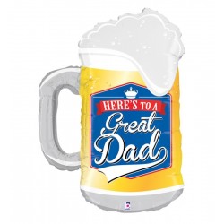 34" Μπαλόνι Great Dad Ποτήρι Μπύρας 34" Μπαλόνι Great Dad Ποτήρι Μπύρας