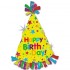 34" Μπαλόνι Καπέλο πάρτυ Happy Birthday