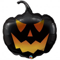 35" Μπαλόνι Halloween μαύρη κολοκύθα - Black Jack 35" Μπαλόνι Halloween μαύρη κολοκύθα - Black Jack