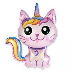 35'' Μπαλόνι Ροζ Γατούλα Μαγική 35'' Μπαλόνι Ροζ Γατούλα Μαγική