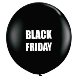 31'' Black Friday Τυπωμένο Latex Μπαλόνι