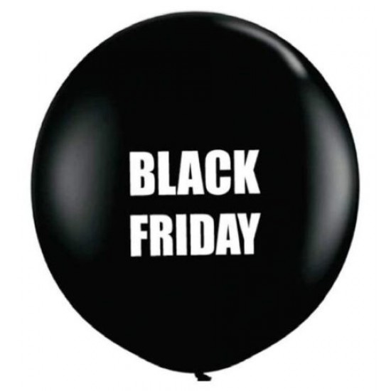 31'' Black Friday Τυπωμένο Latex Μπαλόνι