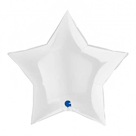 36" Μπαλόνι Αστέρι Άσπρο