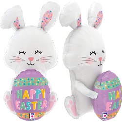 36'' Μπαλόνι Λαγουδάκι Happy Easter