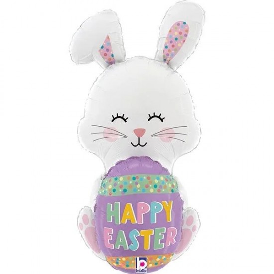 36'' Μπαλόνι Λαγουδάκι Happy Easter