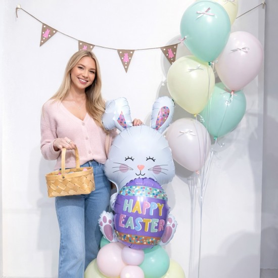 36'' Μπαλόνι Λαγουδάκι Happy Easter