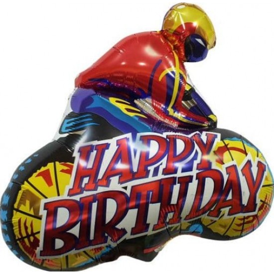 36" Μπαλόνι μηχανόβιος Happy Birthday