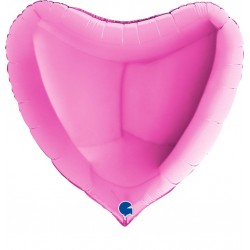 36" Μπαλόνι Φούξια Καρδιά 36" Μπαλόνι Φούξια Καρδιά