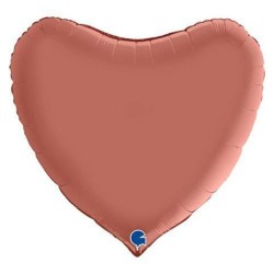 36'' Rosegold Μπαλόνι Καρδιά 36'' Rosegold Μπαλόνι Καρδιά