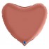 36'' Rosegold Μπαλόνι Καρδιά