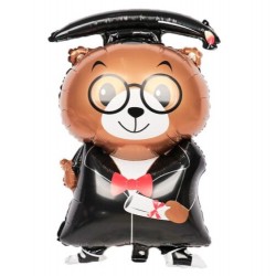 37" Μπαλόνι αποφοίτησης Αρκουδάκι με πτυχίο