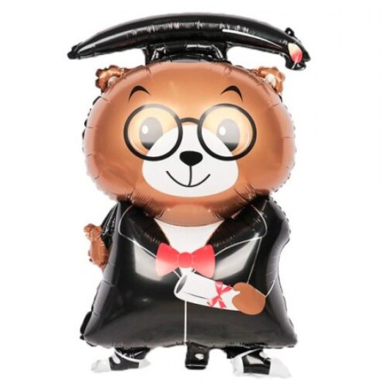 37" Μπαλόνι αποφοίτησης Αρκουδάκι με πτυχίο