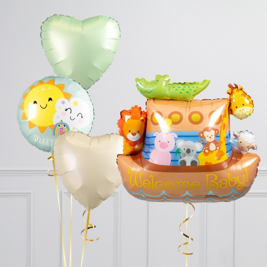 37'' Μπαλόνι Κιβωτός του Νώε Welcome Baby