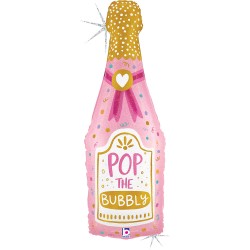 37" Μπαλόνι ροζ Σαμπάνια Bubbly 37" Μπαλόνι ροζ Σαμπάνια Bubbly