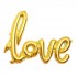 40'' Μπαλόνι αγάπης 'Love' Χρυσό