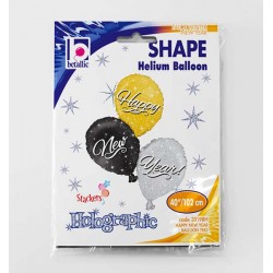 40" Μπαλόνι "New Year" τρίπτυχο 40" Μπαλόνι "New Year" τρίπτυχο