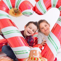 41" Μπαλόνι κόκκινο Candy Cane 41" Μπαλόνι κόκκινο Candy Cane