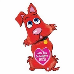 44" Μπαλόνι Κόκκινο Σκυλάκι 'Love you so doggone much' 44" Μπαλόνι Κόκκινο Σκυλάκι 'Love you so doggone much'