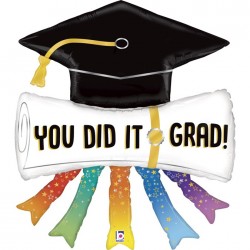 44" Μπαλόνι Πτυχίο "You Did it Grad" 44" Μπαλόνι Πτυχίο "You Did it Grad"