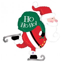 45" Μπαλόνι Αη Βασίλης που κάνει skate 45" Μπαλόνι Αη Βασίλης που κάνει skate