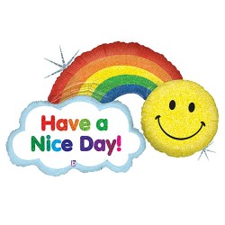45" Μπαλόνι ουράνιο τόξο Have a Nice Day 45" Μπαλόνι ουράνιο τόξο Have a Nice Day