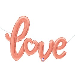 47'' Μπαλόνι "Love" ροζ χρυσό 47'' Μπαλόνι "Love" ροζ χρυσό
