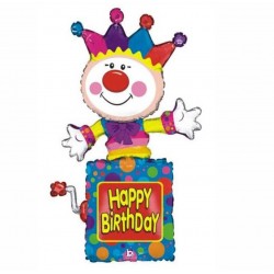 48" Μπαλόνι Ζογκλέρ Happy Birthday 48" Μπαλόνι Ζογκλέρ Happy Birthday