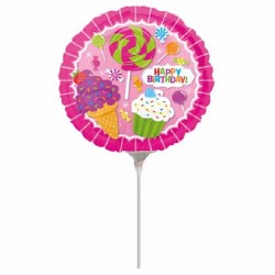 9'' Mini Shape Μπαλόνι SweetShop "Happy Birthday" 9'' Mini Shape Μπαλόνι SweetShop "Happy Birthday"