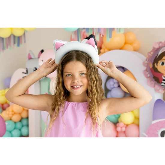 9'' Μπαλόνι Gabby - Στέκα Αυτάκια Γατούλας