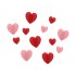 Αυτοκόλλητα 3D Καρδιές  Love is in the air (12 τεμ)