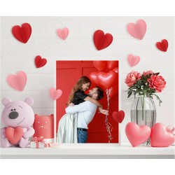 Αυτοκόλλητα 3D Καρδιές  Love is in the air (12 τεμ) Αυτοκόλλητα 3D Καρδιές  Love is in the air (12 τεμ)
