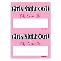 Αυτοκόλλητα Girls Night out "My name is" (16 τεμ) Αυτοκόλλητα Girls Night out "My name is" (16 τεμ)