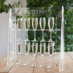 Ακρυλικό Σταντ Για Ποτά - Let's Celebrate Ακρυλικό Σταντ Για Ποτά - Let's Celebrate