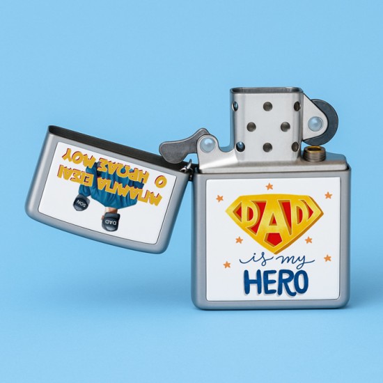 Αναπτήρας Zippo - DAD Is My Hero Αναπτήρας Zippo - DAD Is My Hero