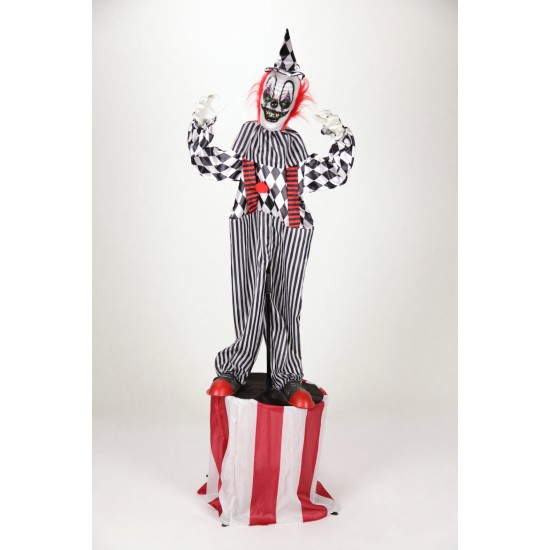 Animatronic Φιγούρα Halloween - Κλόουν σε Σκηνή με ήχο και φως 180m Animatronic Φιγούρα Halloween - Κλόουν σε Σκηνή με ήχο και φως 180m