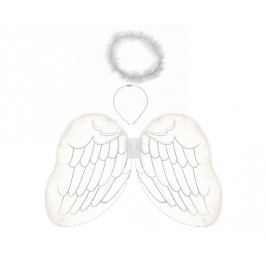 Αποκριάτικο Σετ Αγγελάκι (2 τεμ)