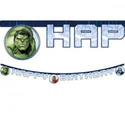 Avengers Γιρλάντα Happy Birthday 2m Avengers Γιρλάντα Happy Birthday 2m