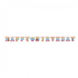 Banner “Happy Birthday” Paw Patrol 1.80m Banner “Happy Birthday” Paw Patrol 1.80m