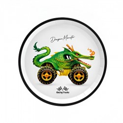 Χάρτινα Πιάτα Γλυκού - Dragon Monster (6 Tεμ)