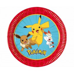 Χάρτινα πιάτα γλυκού -  Pokemon (8 τεμ) Χάρτινα πιάτα γλυκού -  Pokemon (8 τεμ)