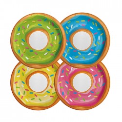 Χάρτινα Πιάτα -  Ντόνατς (8 τεμ)